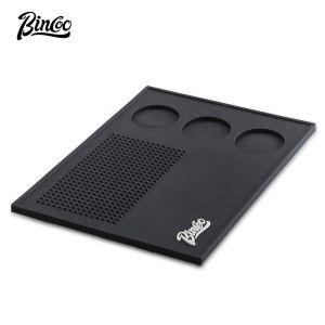 BINCOO Coffee Bar Mat Thickened Storage Mat Powder Press Hammer Dispenser Set Multi-Purpose Powder Press Mat 51/58MM