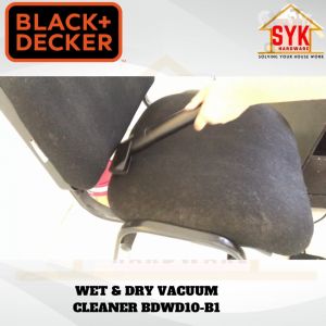 SYK Black Decker BDWD10-B1 Wet Dry Vacuum Cleaner Home Appliances Mesin Vakum Penyedut Habuk 10L FREE GIFT