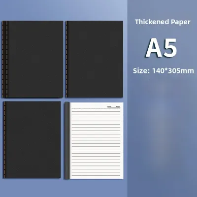 Thickened 16K Kraft Paper Notebook A5 Size Blank Line Simple Learning Diary Book Student Record Book B5 Grid Paper Handmade Book