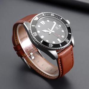 20mm 22mm Quick Release Retro Brown Blue Leather Watch Band Straps for Seiko Smartwatch Wrist Bracelets for Samsung Galaxy Watch
