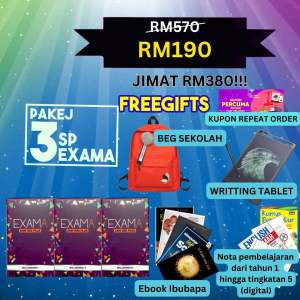 VITAMIN MINDA ANAK BIJAK 3 BOTOL FREE BEG FREE TABLET