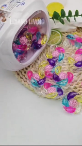 LUMAO 6in1 Laundry Pods Anti-bacterial Capsule  Detergent Laundry  Fruity scent  40Pcs Capsules Super Concentrate Laundry Detergent 洗衣珠 laundry pods 洗衣疑珠