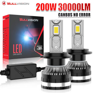 2PCS Car Lights H7 H4 H1 H8 H9 H11 9006 9005 9012 HB4 HB3 Super Bright LED Headlights High Low Beam Fog Light 6000K White 12V