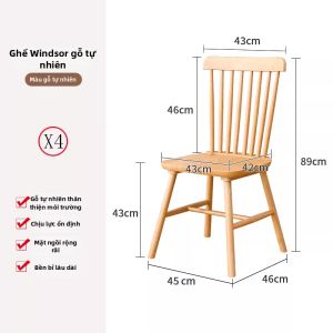 DONGMU | Ghế Ăn Cơm và Làm Việc Hiện Đại có Hỗ Trợ Lưng
