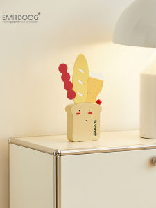 Emitdoog ของตกแต่งสำหรับหน้าบ้าน ชั้นวางของสไตล์นม เรียบหรู ห้องนั่งเล่น ชั้นวางของสำหรับเครื่องเล่นวิทยุ เครื่องประดับตกแต่งพื้นผิว