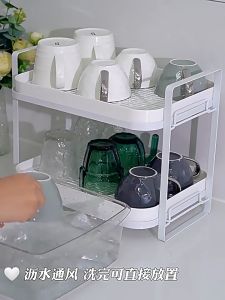 【Woody】Kitchen Shelf Stainless Steel Multifunctional Storage Rack Household Organizer