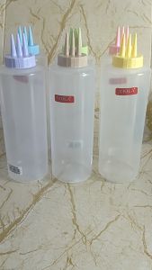 Botol Saus Lubang 3 Mayones Susu Kental Manis Coklat Cair 600ml