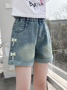 Trendy Childrens Denim Shorts Thin for Hot Summer