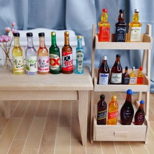 Candy Toy Mini World Doll Supermarket Miniature Model Toy Ob11 Wine Bottle Drink Bottle Foreign Wine Soda