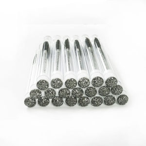 50Pcs Eyelash Brush Tubes Crystal Lash Mascara Wands Eyebrow Comb Spoolies Container Lashes Brushes Applicators Makeup Tools