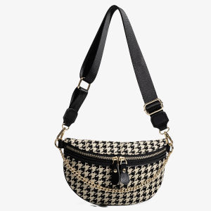 Large Capacity Canvas Shoulder Bag for Women Commuter Crossbody Bag Stylish Trendy Print Daily Match Spring Summer New Arrival