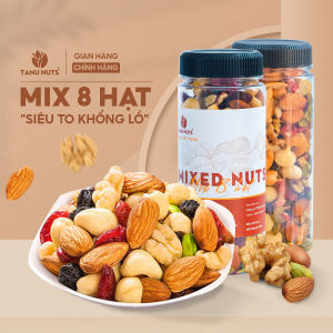 Hạt dinh dưỡng mix 8 loại hạt ngũ cốc TANU NUTS hũ 350g/500g ngũ cốc granola giảm cân ăn kiêng