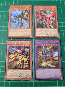 YUGIOH Japanese DP29-JP019 20 21 22 XYZ-極超神龍炮 XYZ-Hyper Dragon Cannon 1SET (UR) (SR) (R) NEAR MINT 98%