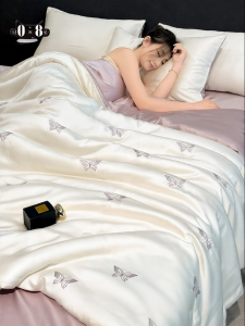 MINGSHA | Machine Washable Cool Lightweight Summer Blanket