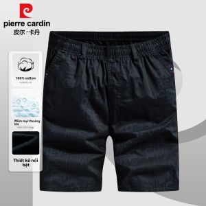 Pierre Cardin | Quần Short Dài In Hình Thoáng Khí Cotton