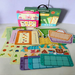 Magnetic Animal Bus Station Math Teaching Aid Addition and Subtraction Tabletop Game