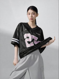 Relaxed Fit Digital Print Long Casual Tshirt