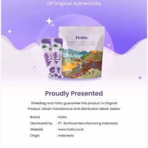 1 Pouch Hotto Purto Multigrain / makanan sehat pengganti snack / sereal sehat