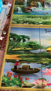 Tranh gạch 3d ốp nhà mồ - MXC43
