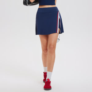 Yoga Set Halter Top Split Skirt