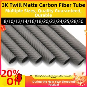 XDRC | High Strength High Density Carbon Fiber Tube DIY Accessories Hollow for Model Aircraft