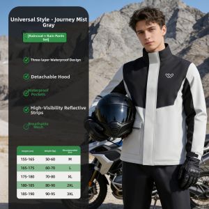 WANBAOLV | Motorcycle Rain Protection Rain Suit Separate Design For Cyclists