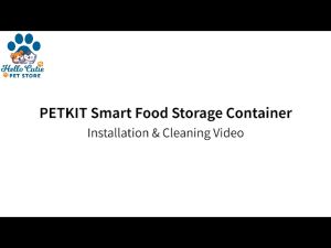 Pet Food and Treat Vacuum Storage Container Pet Sealed Bin with Moisture Prevention Intelligent Storage Bin