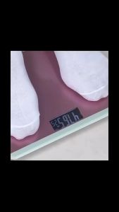 Digital LCD Electronic Tempered Glass Bathroom Weighing Scale High Quality Household Weight Measuring Tool with Precise Readings