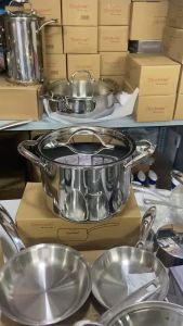 Nồi inox OYATTON 20cm nồi inox thành cao nồi inox bếp từ nồi thành cao nồi canh bếp từ nồi từ