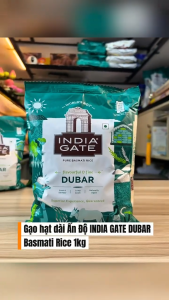 Gạo Ấn Độ INDIA GATE Basmati Rice Dubar 1kg