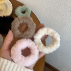 My Natural Hair Scrunchies Cute Fluffy Elastic Hairband
