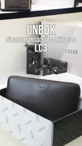 Túi clutch nam cao cấp da thật LECOS - LC3