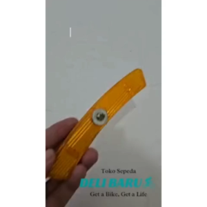 Deli baru Reflektor velg spoke mata kucing orange panjang model baut sepeda universal