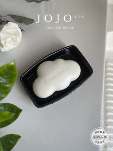 JOJOS L Premium Soap Dish Draining Home Use Soap Plate Soap Tray Nordic Style Pure Color for Everyone Not Handmade
