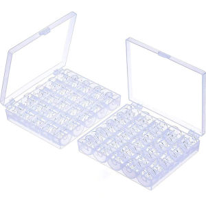25 Slots Sewing Storage Box Machine Bobbin Organizer Plastic Case