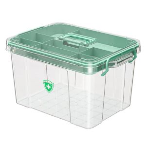 MEIZHUFU | Large Capacity Medicine Storage Box