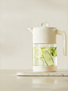 [China Plug Without Adapter] Bear | Heat Resistant Dustproof Glass Water Storage Jug