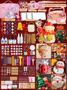 DIY Clay Craft Set White Molding Material Easy-Shape