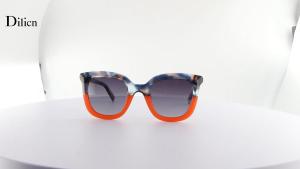 Dilicn Sunglasses Splicing Style Fashion Anti Radiation Glasses for Women and Men Eyeglasses Full Rim Sunglass Frame Driving Fishing Travel UV400 Anti glare BAF2029LS