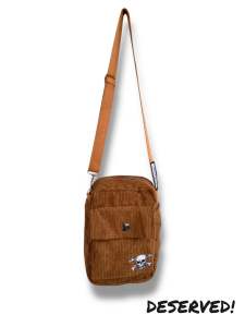 DSRVD- TAS SLINGBAG MINI CODUROY POUCH SKULL PRIA WANITA