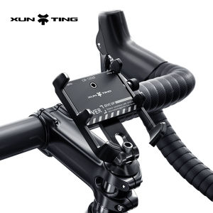 Xunting 360° Rotatable Electric Bicycle Phone Holder Aluminum Alloy Anti-slip Bracket Universal Mobile Phone