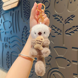 LONGKUI | Cute Otter Plush Keychain Charm