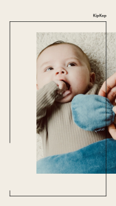 KipKep Newborn Baby Hand Mittens | Cotton | Anti-scratch Blind-stitch | Dutch Design Infant Mittens