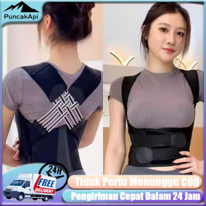 【Ready Stock】Penyangga Posture Corrector Back Support Belt Penegak Terapi Pinggang Universal Support Posture Corrector Belt for Men and Women
