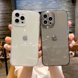 Transparent Silicone Phone Case for Apple 11 iPhone 12 pro Full Cover with Airbag Anti-Fall Protection for 8P XS Max 7P