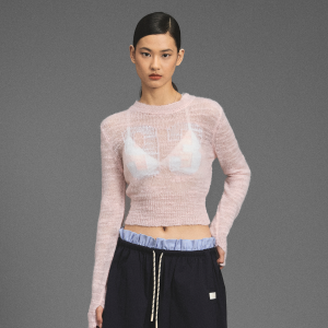 GOOD BAI | New Colorful Number Hollow Out Sweater