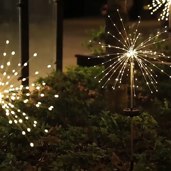🌙Upgrade 180 LED Solar Fairy Lights Outdoor Waterproof 8 Modes Solar ...