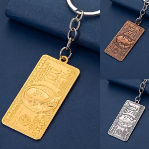 Gantungan Kunci Liontin Unik Bahan Logam Dewa Rejeki Souvenir hadiah