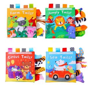 Kiddie Stuffs || Little Baby First Play Tails Cloth Book Early Learning