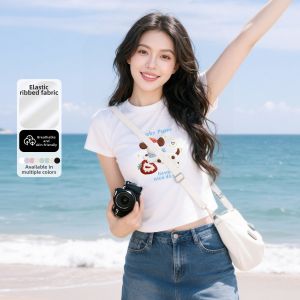 BALENO | Fitted Slimming Short Sleeve T-shirt Summer Womens